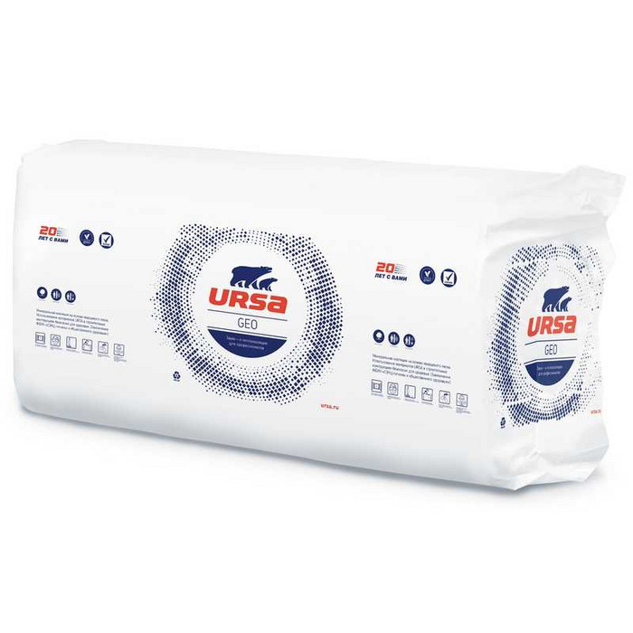 Утеплитель Урса Geo П-30 100х600х1250